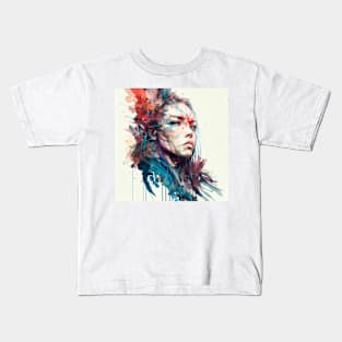 Water color painting of a princess Kids T-Shirt